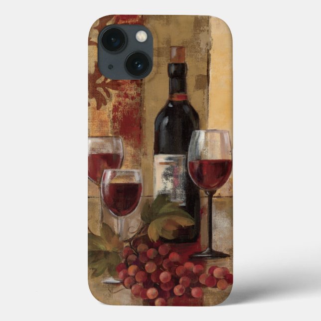 Coques Case-Mate iPhone Vin bouteille et verres à vin (Verso)
