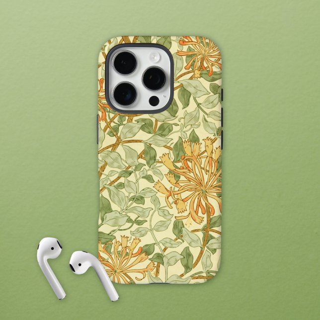 Coques Case-Mate iPhone Vin de miel Orange Fleurs William Morris (Créateur téléchargé)