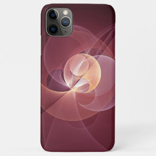 Case-Mate iPhone Case Vin moderne élégant Abstrait Art fractal rouge