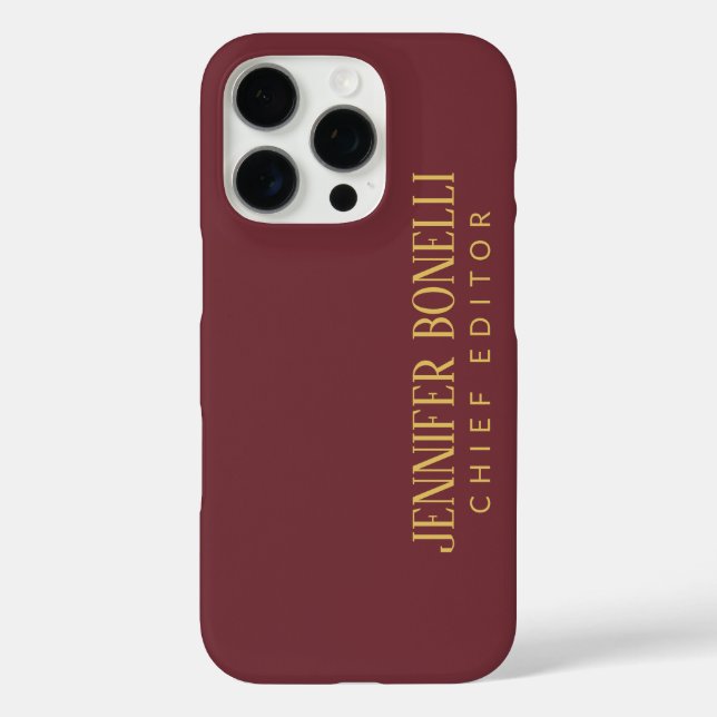 Coques Case-Mate iPhone Vin & Or Couleur Professionnel Moderne et tendance (Verso)