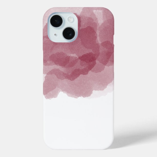 Coques Case-Mate iPhone Vin rouge de luxe Magic Rose Aquarelle Art Abstrai (Verso)