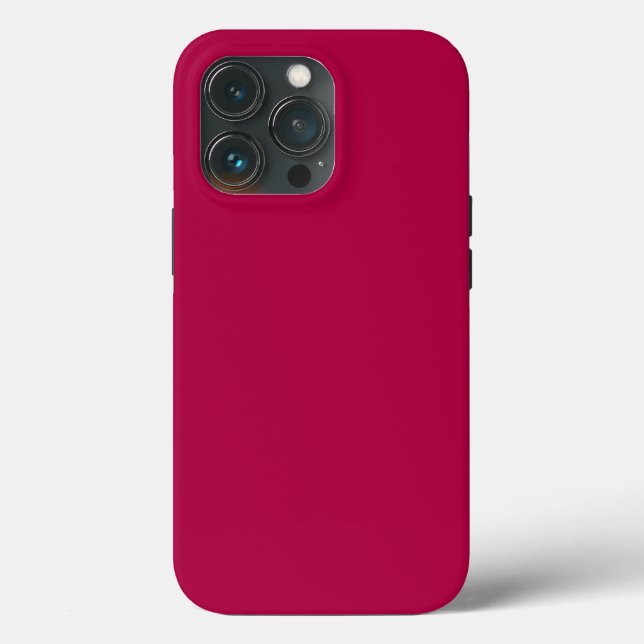 Coques Case-Mate iPhone Vin rouge pourpre solide (Verso)