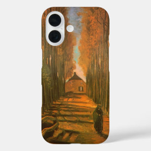Coque Pour iPhone 16 Vincent van Gogh - Allée de peupliers en automne