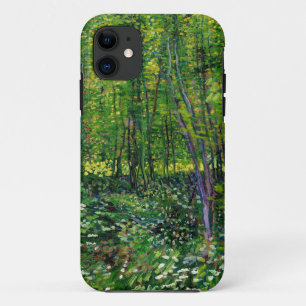 Coque iPhone 11 Vincent Van Gogh Arbres Et Sous-Croissance