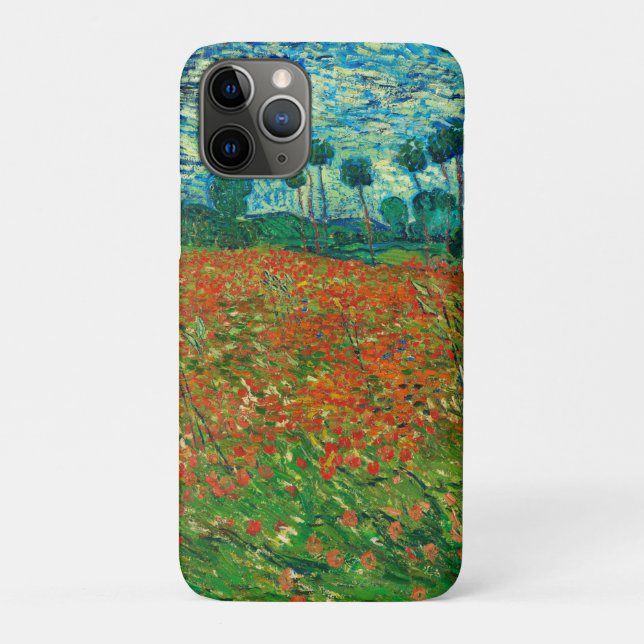 Coques Case-Mate iPhone Vincent Van Gogh Champ de Pavots Beaux-Arts (Dos)