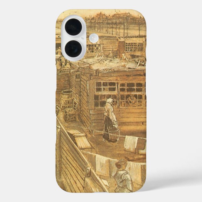 Coques Case-Mate iPhone Vincent van Gogh - Chantier de charpentier et buan (Verso)
