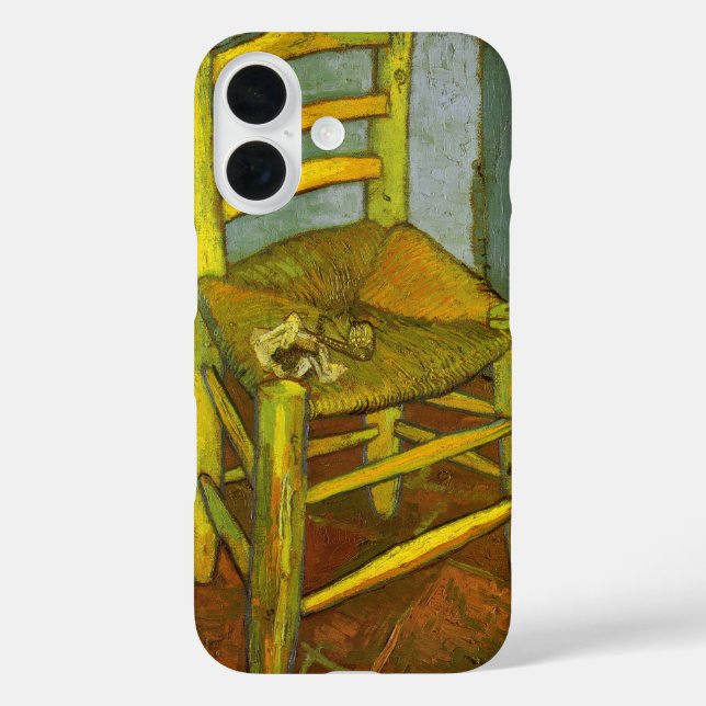 Coques Case-Mate iPhone Vincent van Gogh - La chaise de Vincent avec sa pi (Verso)