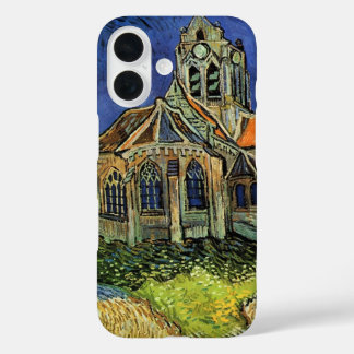 Coque Pour iPhone 16 Vincent van Gogh - L'église d'Auvers