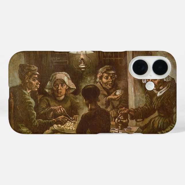 Coques Case-Mate iPhone Vincent van Gogh - Les mangeurs de pommes de terre (Verso (horizontal))
