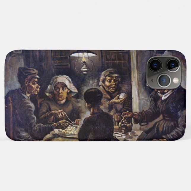 Coques Case-Mate iPhone Vincent Van Gogh Les Mangeurs de pommes de terre B (Dos (Horizontal))