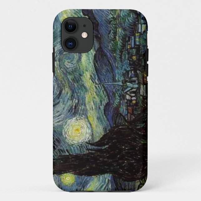 Coques Case-Mate iPhone Vincent van Gogh, Nuit étoilée (Dos)