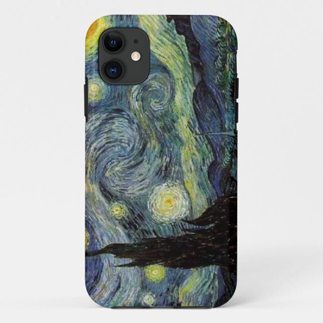 Coques Case-Mate iPhone Vincent van Gogh, Nuit étoilée (Dos)