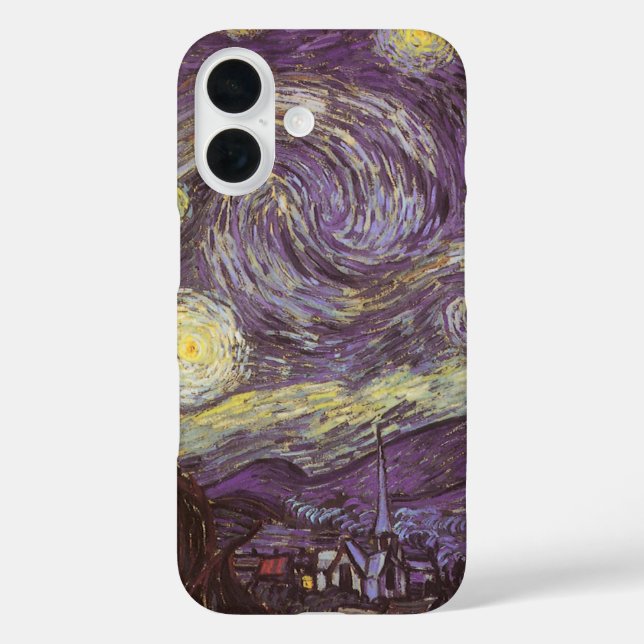 Coques Case-Mate iPhone Vincent van Gogh - Nuit étoilée (Verso)