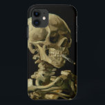 Case-Mate iPhone Case Vincent Van Gogh Skeleton avec une cigarette en fe<br><div class="desc">Vincent Van Gogh Skeleton avec une cigarette Vintage en feu</div>