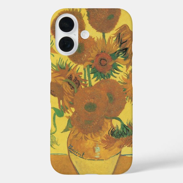 Coques Case-Mate iPhone Vincent van Gogh - Vase avec quinze tournesols (Verso)