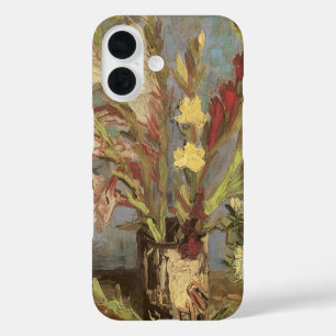 Coque Pour iPhone 16 Vincent van Gogh - Vase de la vie morte avec Gladi