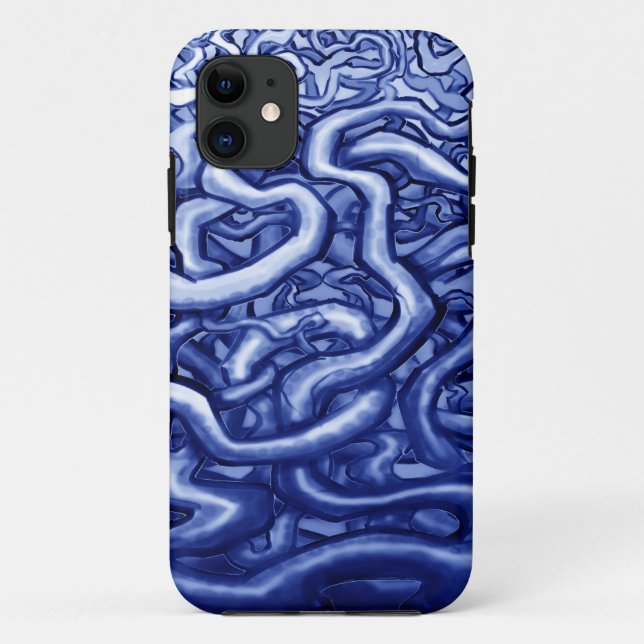 Coques Case-Mate iPhone Vins Bleus (Dos)