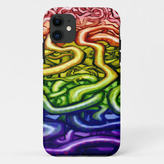 Coque iPhone 11 Vins LGBQT Arc-en-ciel
