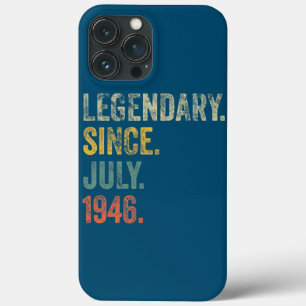 Case-Mate iPhone Case Vintage 1946 76e anniversaire Légendaire depuis ju