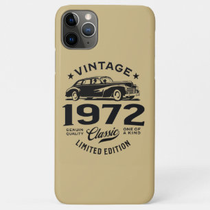 Case-Mate iPhone Case Vintage 1972 Classique Cadeaux de 52 ans 52e B-Day