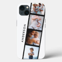 Vintage 4 photo collage typographie moderne