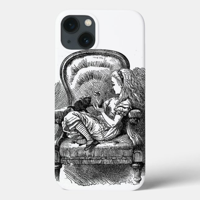 Coques Case-Mate iPhone Vintage Alice au pays des merveilles dessin de l'e (Verso)