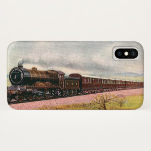 Coque Case-Mate iPhone Vintage-américain Ouest, Western Frontier Train