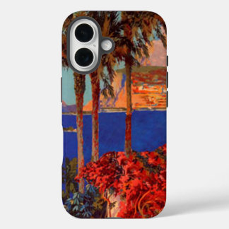 Coque Pour iPhone 16 Vintage Antibes Côte d'Azur