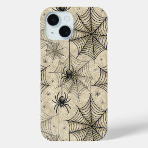Coque Case-Mate iPhone Vintage Araignées et Webs Motif Halloween
