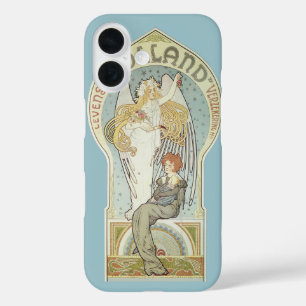 Coque Pour iPhone 16 Vintage Art Nouveau, Holland Levensverzekering