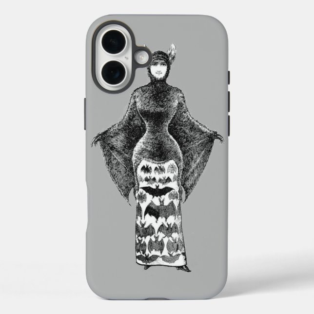 Coques Case-Mate iPhone Vintage Bat Lady (Verso)