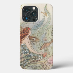 Coque Case-Mate iPhone Vintage Belle Sirène Fille Sous La Mer