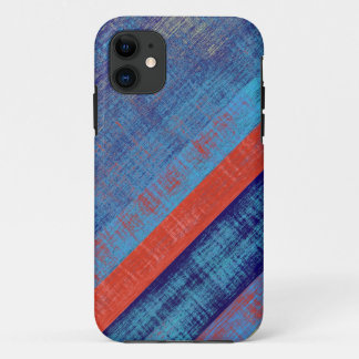Coque Case-Mate iPhone Vintage Bleu et Rouge Motif Abstrait