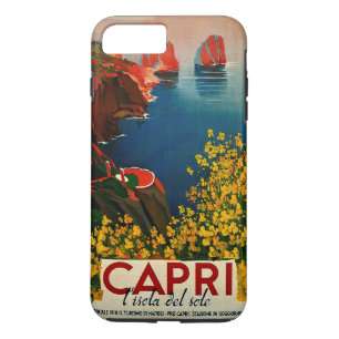 Coque Case-Mate iPhone Vintage Capri L'Isola del Sole Italie