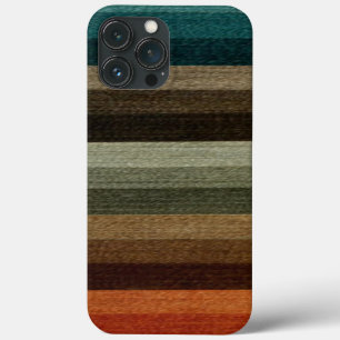 Etui iPhone Case-Mate Vintage Chaud Automne Motif rayé, Tons Terre