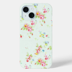 Coque Case-Mate iPhone Vintage chic fleurs roses rose coquette
