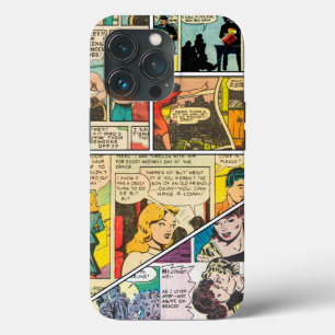 Case-Mate iPhone Case Vintage Comic Layout Boxing Journaliste Romance