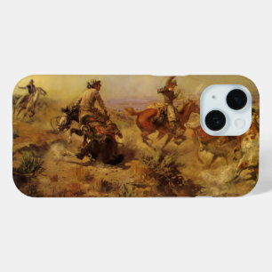 Coque Pour iPhone 15 Vintage Cowboys, Jerez Down by CM Russell