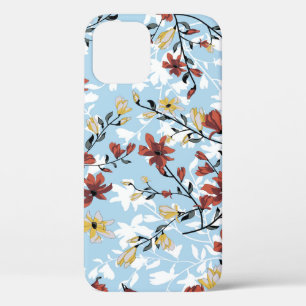 Case-Mate iPhone Case Vintage fleurs sans couture motif. Bal floral simp
