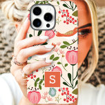 Case-Mate iPhone Case Vintage Floral Birds Motif botanique Monogramme<br><div class="desc">Vintage Floral Birds Motif botanique Monogram iPhone X Coque. Ce design tendance rétro présente des fleurs botaniques et des oiseaux élégants. Personnalisez ce design personnalisé avec votre propre monogramme initial.</div>