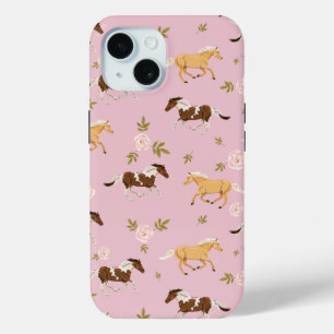 Coque Case-Mate iPhone Vintage Floral Horse Motif