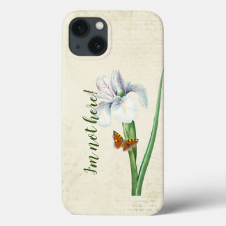 Case-Mate iPhone Case Vintage Floral Iris - Invitation inspirée par la n