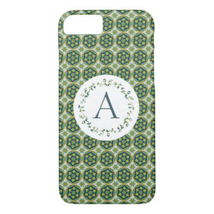 Coque Case-Mate Pour iPhone Vintage Flower Case with Initial
