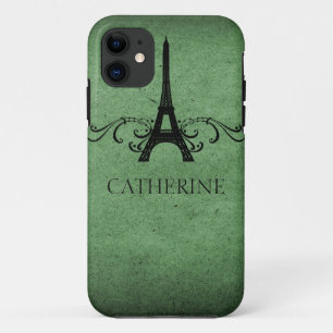 Coque Case-Mate iPhone Vintage Français Flourish iPhone 5 Coque, Vert