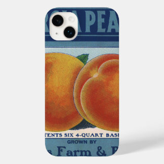Coque Case-Mate iPhone Vintage Fruit Crate Étiquette Art, Georgia Peaches