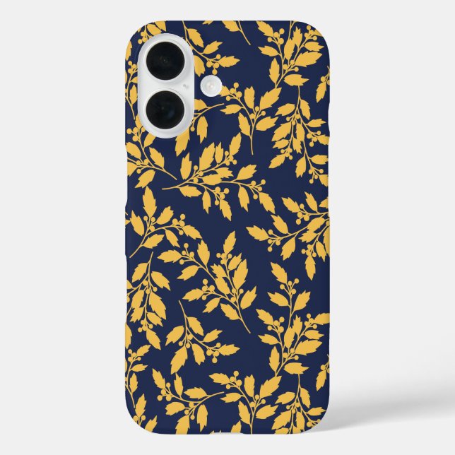 Coques Case-Mate iPhone Vintage Golden Mistletoe (Verso)