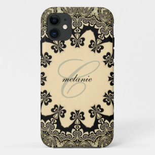 Coques Pour iPhone Vintage gothique tribal Lace Monogram iPhone 5