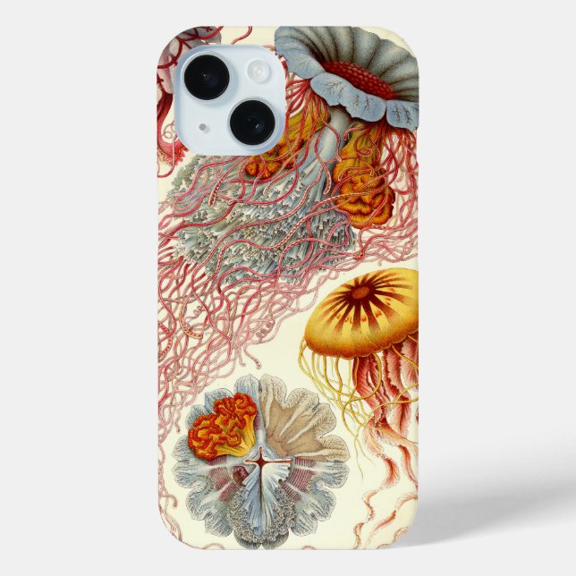 Coques Case-Mate iPhone Vintage Haeckel méduse (Verso)