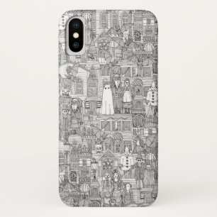 Coque Case-Mate iPhone vintage halloween noir blanc