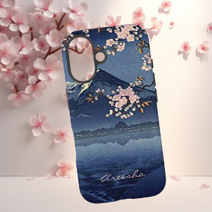 Coque Pour iPhone 16 Vintage Japon Lac Kawaguchi 1936 Tsuchiya Koitsu